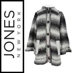 ♡Jones New York Black & White Coat♡